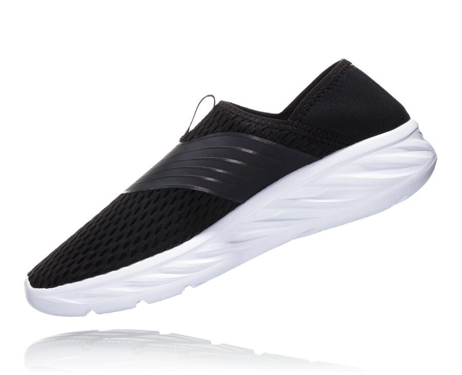 Hoka One One Sandalen Heren - Ora Recovery - Zwart/Wit - YB0582693